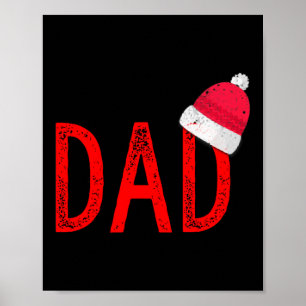 Poster Pai - Pjs de Natal - Pijamas de Natal e Família de