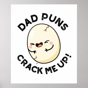 Poster Pai Puns Pacha-Me Um Canhão De Ovo Cortado