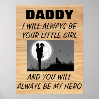 Poster Pai Que Sempre Seja Sua Menininha