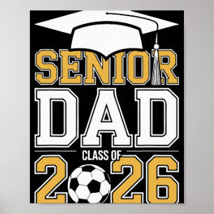 Poster Pai Senior Cl De 2026 Graduado Futebol 2026 Gradua