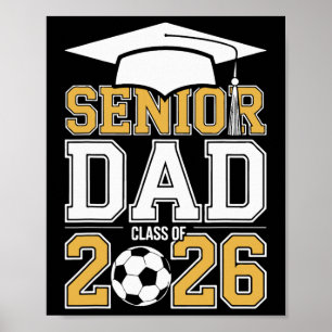 Poster Pai Senior Cl De 2026 Graduado Futebol 2026 Gradua