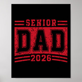 Poster Pai Sênior Formatura 2026 Pai Orgulhoso Graduado D
