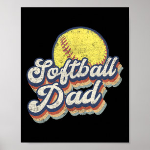 Poster Pai Softbyll Engraçado Do Dia de os pais Oferecido