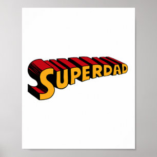 Poster Pai Super Pai Super-Pai Funny Super-Herói