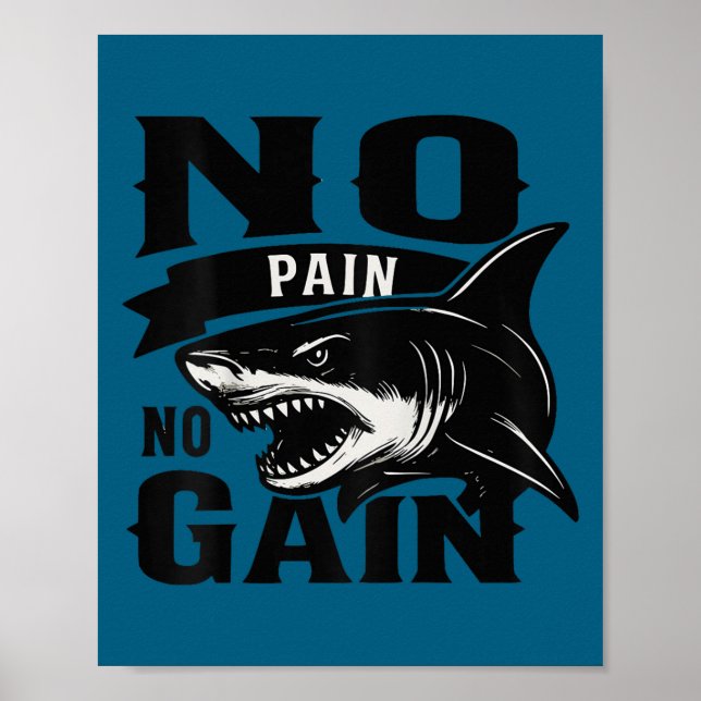 Poster Pain Today Wer Tomorrow Motivational Gym Insration (Frente)