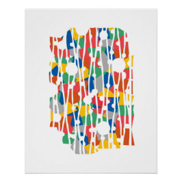 Pôster Painéis Vibrantes: O Tempo de Reprodução Bloqueia