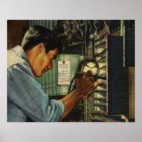Painel de Disjuntores Elétricos Empresariais Antig