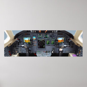 Pôster Painel de instrumento da citação XLS de Cessna
