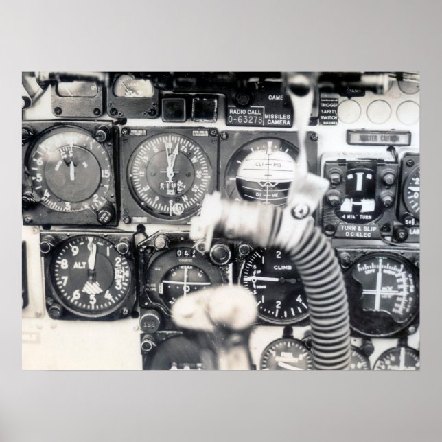Poster Painel de instrumentos F-100 (Frente)