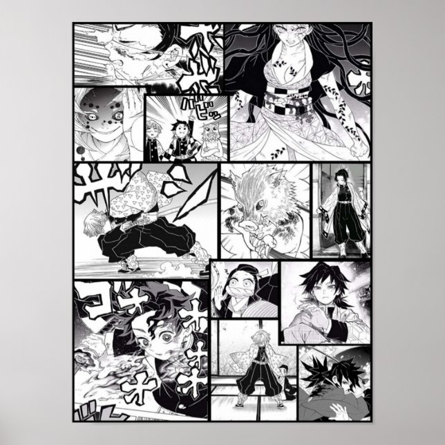 Poster Painel de manga da camada de demônio (Frente)