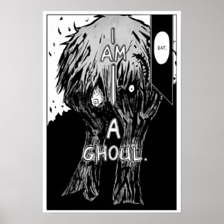 Poster Painel de manga Kaneki Tokyo Ghoul