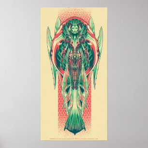 Poster Painel de Nouveau da arte do pescador da rainha de