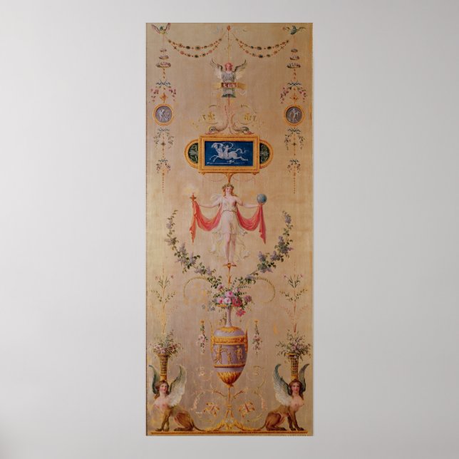 Pôster Painel do boudoir de Marie-Antoinette (Frente)