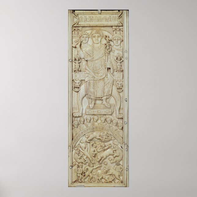 Poster Painel do Díptico de Cônsul Areobindus (Frente)