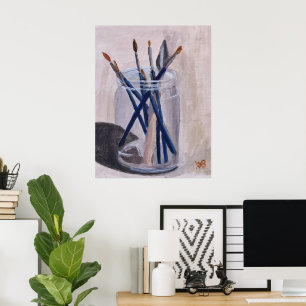 Poster Paint Brushes