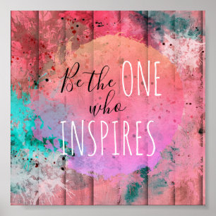 Poster Paint Drivers & Splash Brusca Traços em uma Madeir