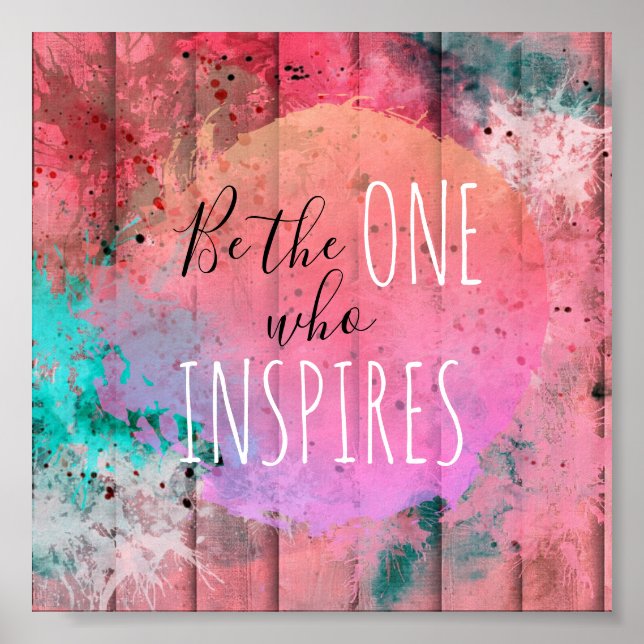 Poster Paint Drivers & Splash Brusca Traços em uma Madeir (Frente)