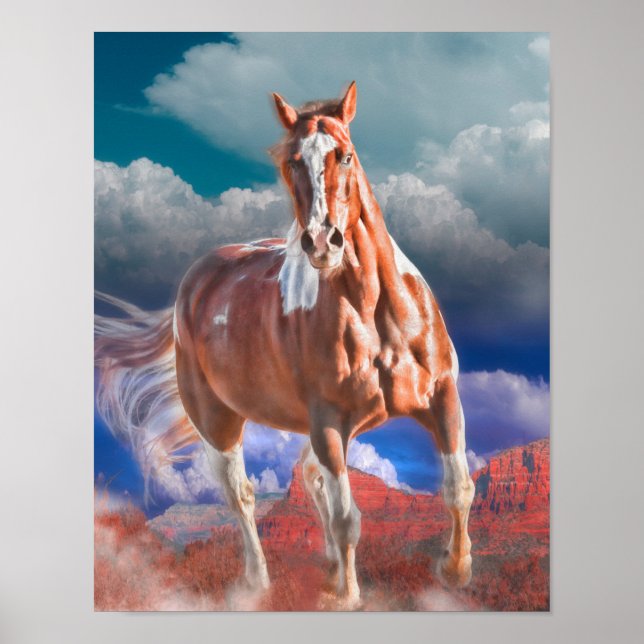 Poster Paint Horse "Whirlwind of Southwest" (Frente)