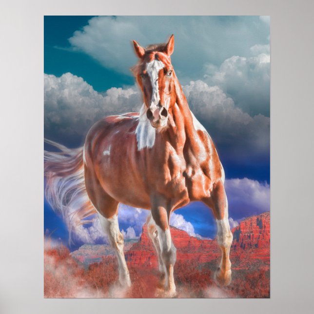 Poster Paint Horse "Whirlwind of Southwest" (Frente)