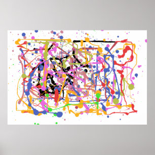 Pôster Paint Splatter
