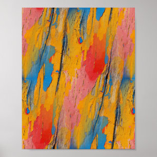 Poster Paint Splatter colorido