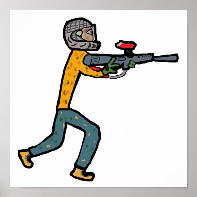 Poster Paintball (Frente)