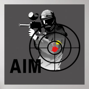 Pôster Paintball Shooter - Aim