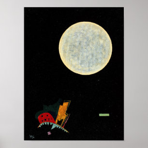 Poster Painting at night by Wassily Kandinsky