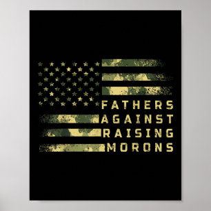 Poster Pais Contra Criança de Mórons Piadas Engraçadas