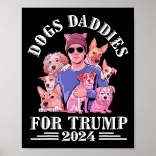 Poster Pais De Cães Para Trump 2024