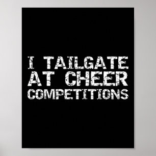Poster Pais de Competição de Torcida Gear Eu Tailgate Na