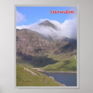 Poster País de Gales - Snowdon -