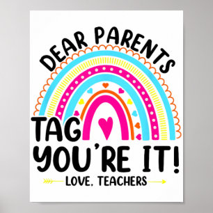 Poster Pais dizem que você ama professores Engraçados Pro
