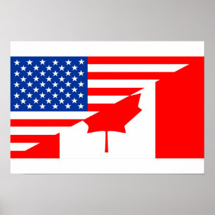 Pôster país dos EUA da bandeira de Estados Unidos Améri