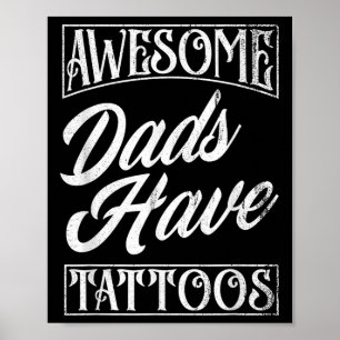 Poster Pais Fantásticos Tatuam Tatuagens Tatuando Pai Eng