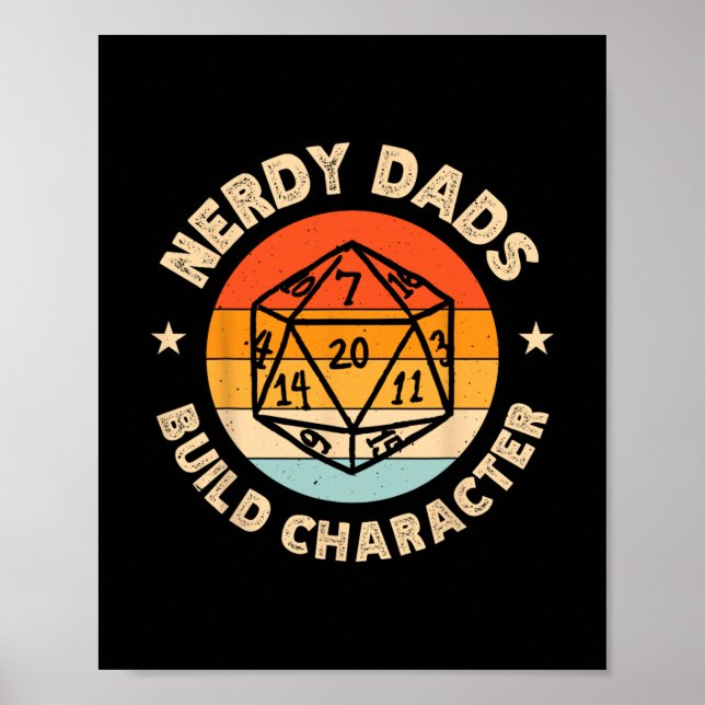 Poster Pais Nerds Constroem Caráter (Frente)