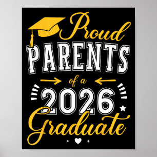 Poster Pais orgulhosos de um graduado da turma de 2026 pa