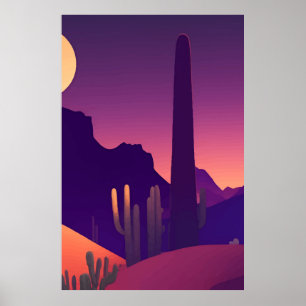 Poster Paisagem abstrato