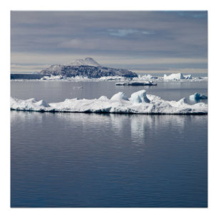 Pôster Paisagem Antártica