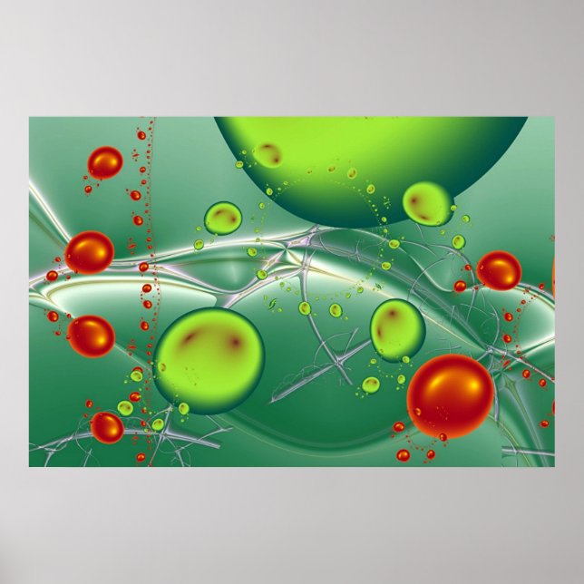 Pôster Paisagem aquática. (Frente)