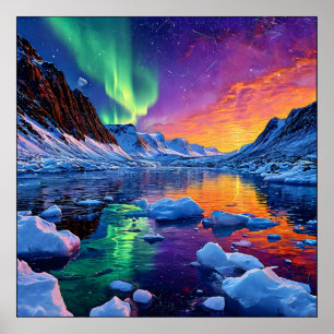 Poster Paisagem Árctica