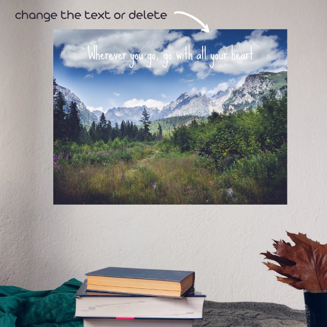 Poster Paisagem cenômica de verão com um campo (Criador carregado)