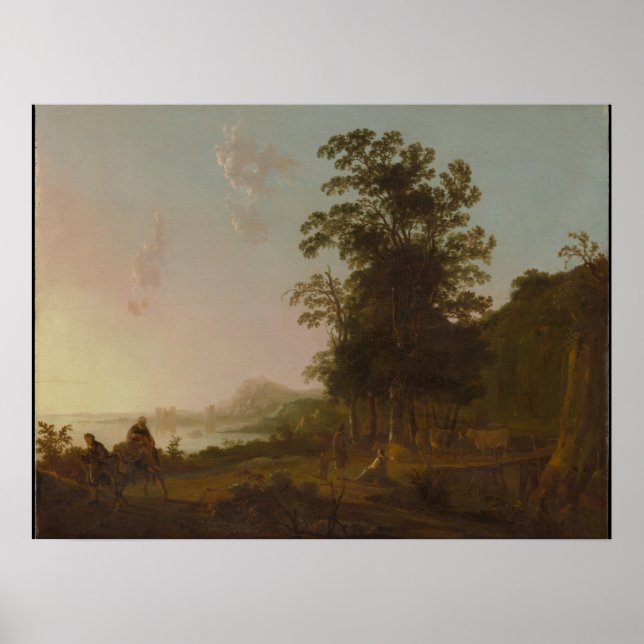 Poster Paisagem com a Fuga para o Egito (Frente)