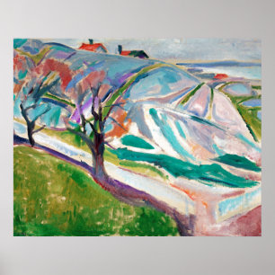 Poster Paisagem com Edward Munch