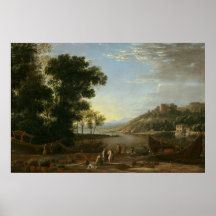 Paisagem com Mercantes - Claude Lorrain Fine Art