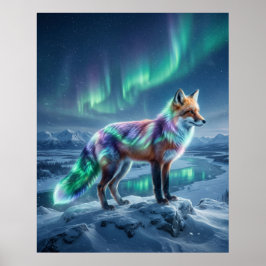 Poster Paisagem Congelada de Aurora Fox