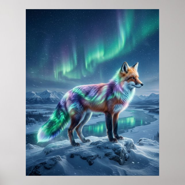 Poster Paisagem Congelada de Aurora Fox (Frente)