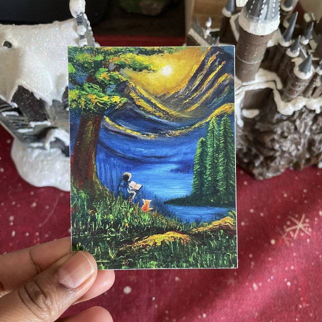 Poster Paisagem Cores Vibrantes Leitura por Sol de Belas  (Criador carregado)