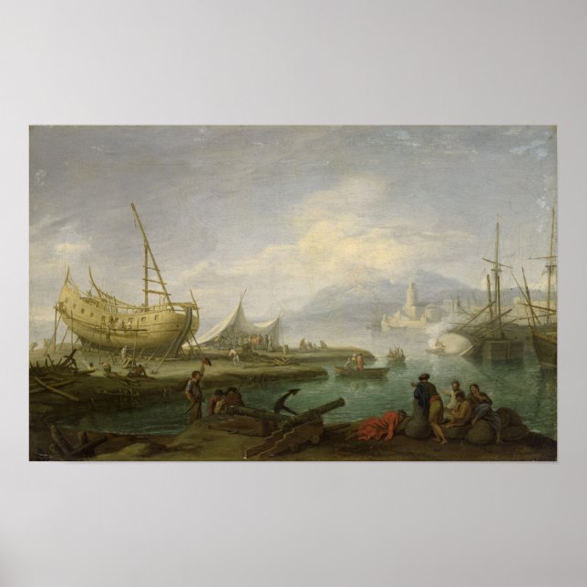 Pôster Paisagem Costeira (Frente)