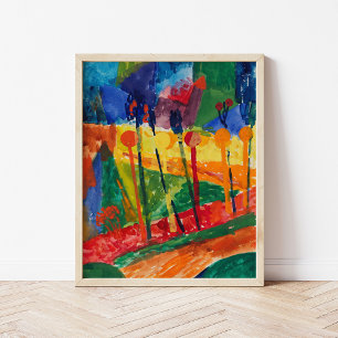 Poster Paisagem Cubista Fritz Schaefler